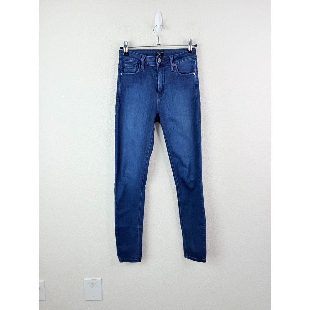 Just Black Denim Skinny Jeans Womens 26 Blue Mid Rise Stretch Made in USA Slim